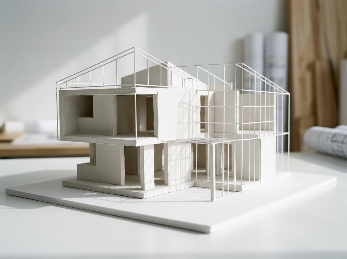 Architektoniczny model bryłowy